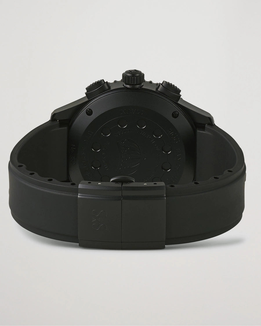 Sjoo Sandstrom UTC Skydiver Black Night/ Black Rubber - 44.2mm 020364