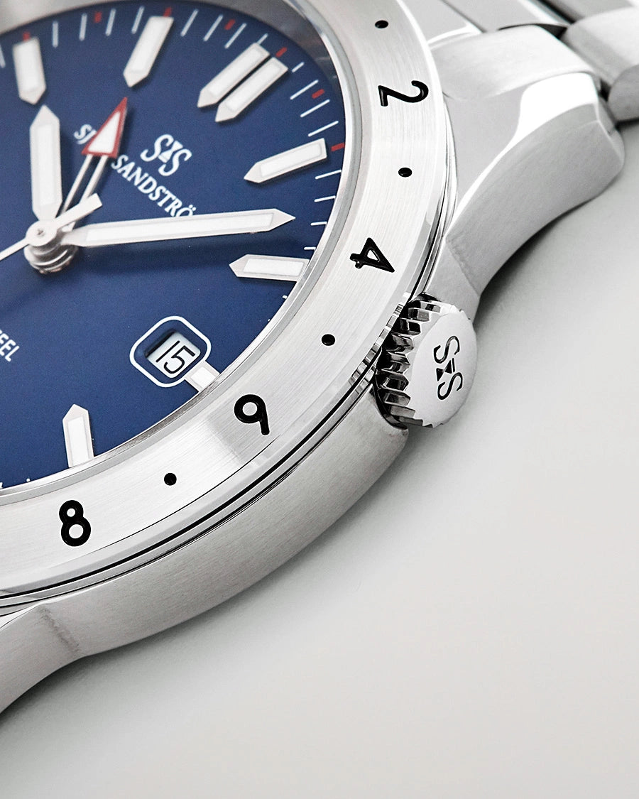 Sjoo Sandstrom RS Worldtimer Blue/Steel - 41mm 020807