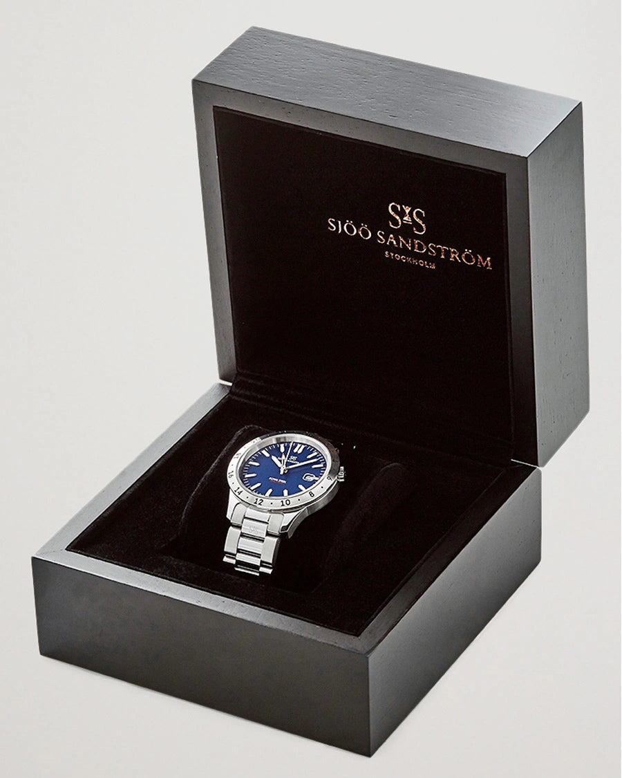 Sjoo Sandstrom RS Worldtimer Blue/Steel - 41mm 020807