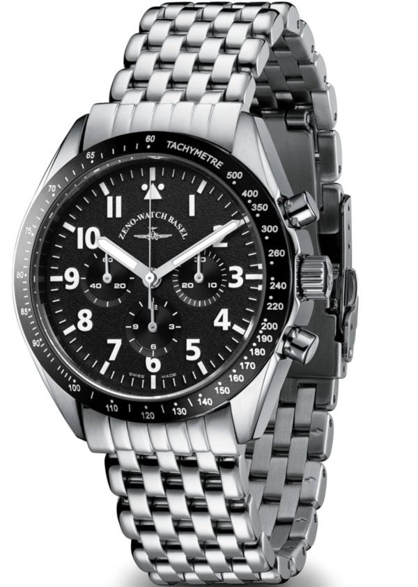 Zeno Lemania Chrono LE S/S mesh 40mm