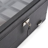 Wolf Viceroy 10 Pc Watch Box With Drawer Black 466202