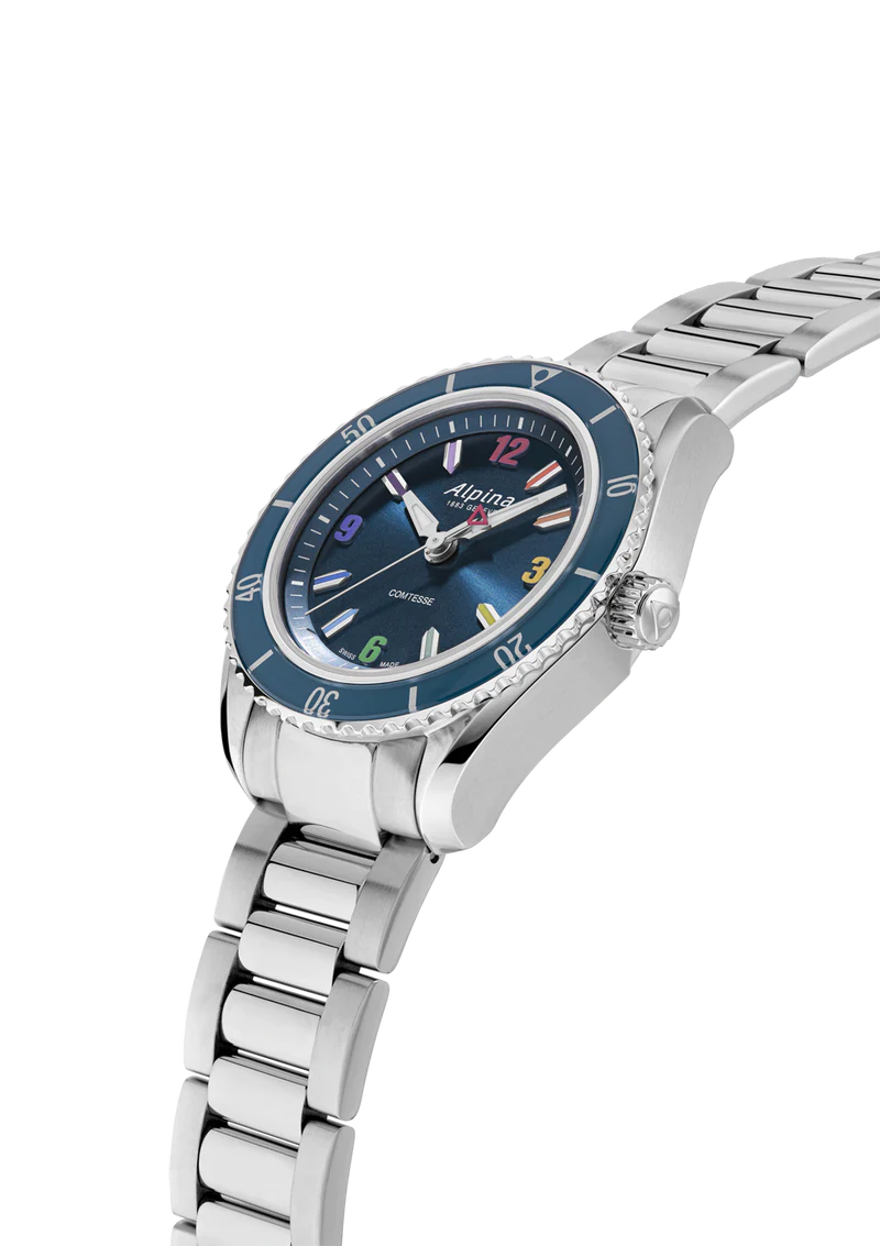 Alpina Alpiner Comtesse Sport Ladies Quartz Rainbow AL-235NRB3C6B