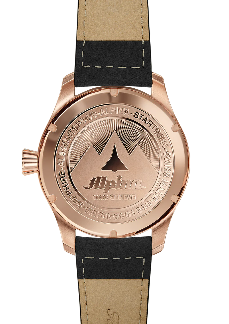 Alpina Startimer Pilot Automatic Navy Rose- 100m-  40mm - AL-525NN3S4