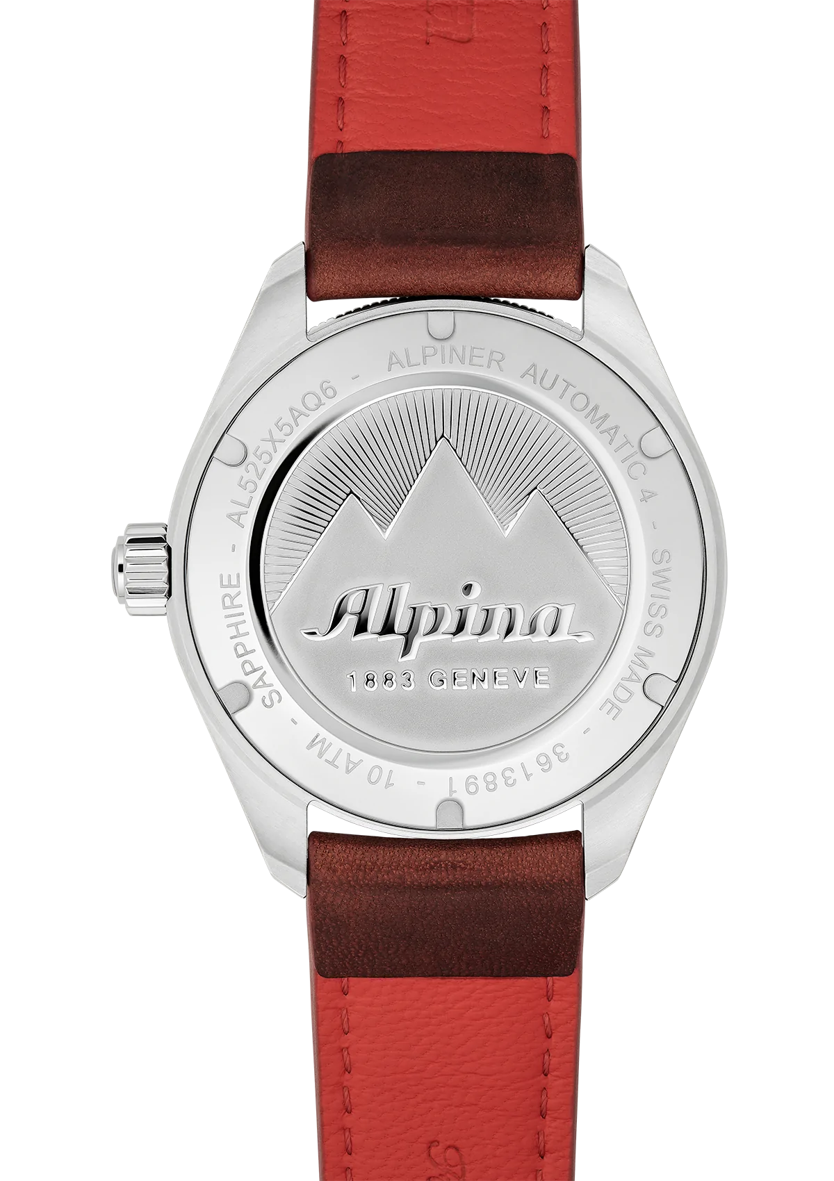 Alpina Alpiner Gents Auto Grey/Brown - 100m - 44mm AL-525G5AQ6