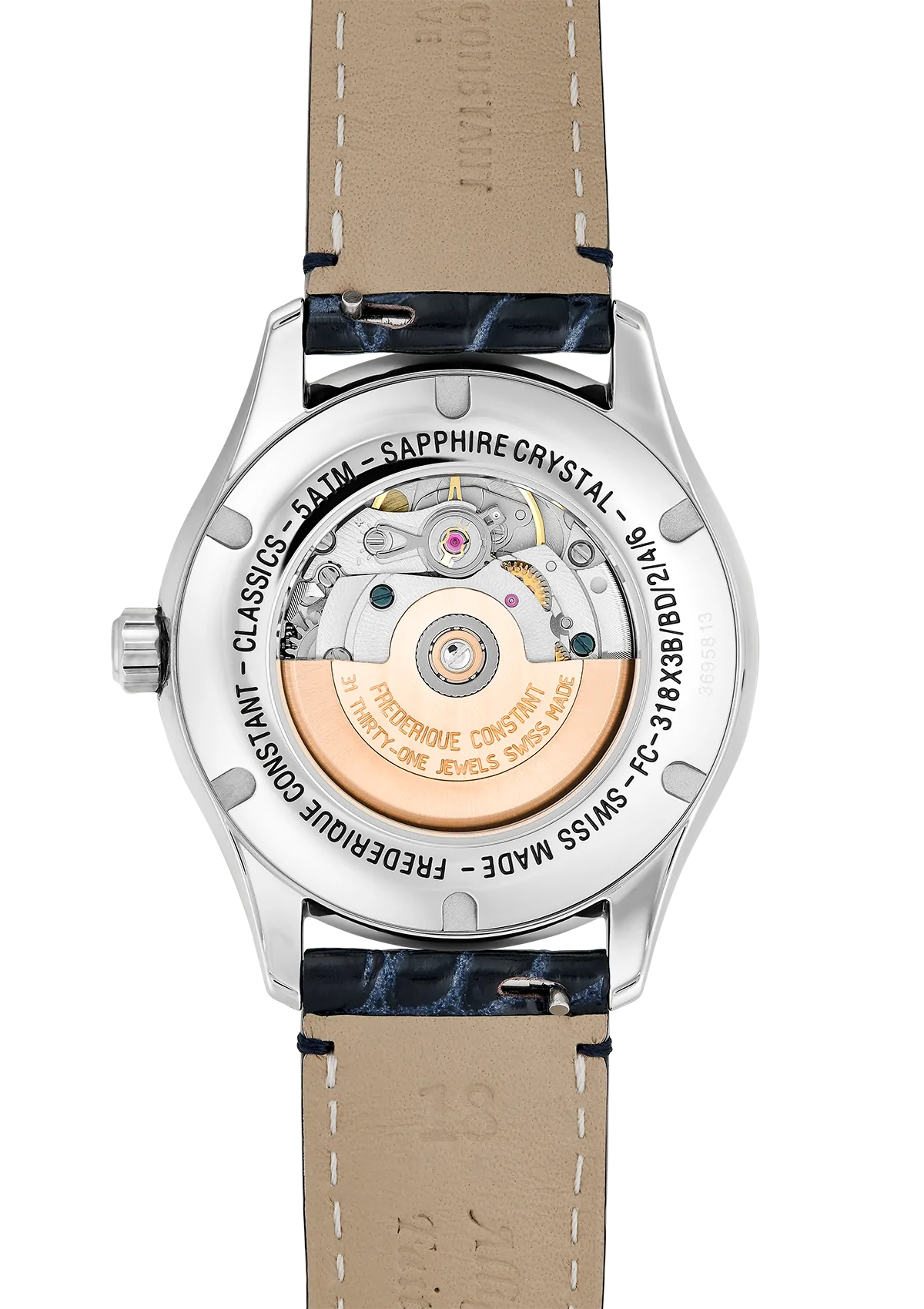 Frederique Constant Lds Auto Small Seconds WR50 - 36mm FC-318MPWN3B6