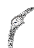 Frederique Constant Slimline Lds Moonphase L/B WR30 - 30mm FC-206SW1S6B