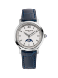 Frederique Constant Slimline Lds Moonphase S/S WR30 - 30mm FC-206SW1S6