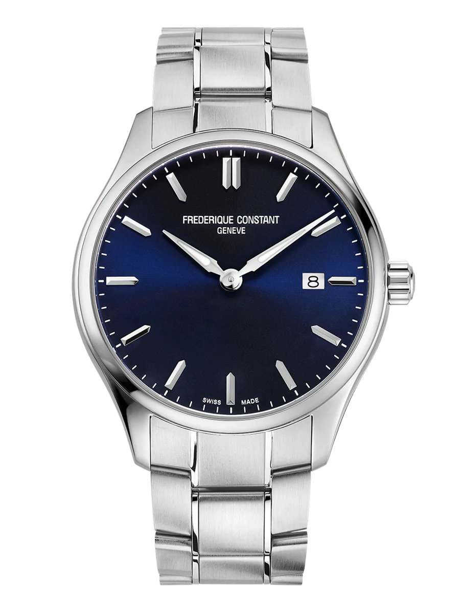 Frederique Constant Classic Quartz Gents SS Blue WR50 FC-220NS5B6B
