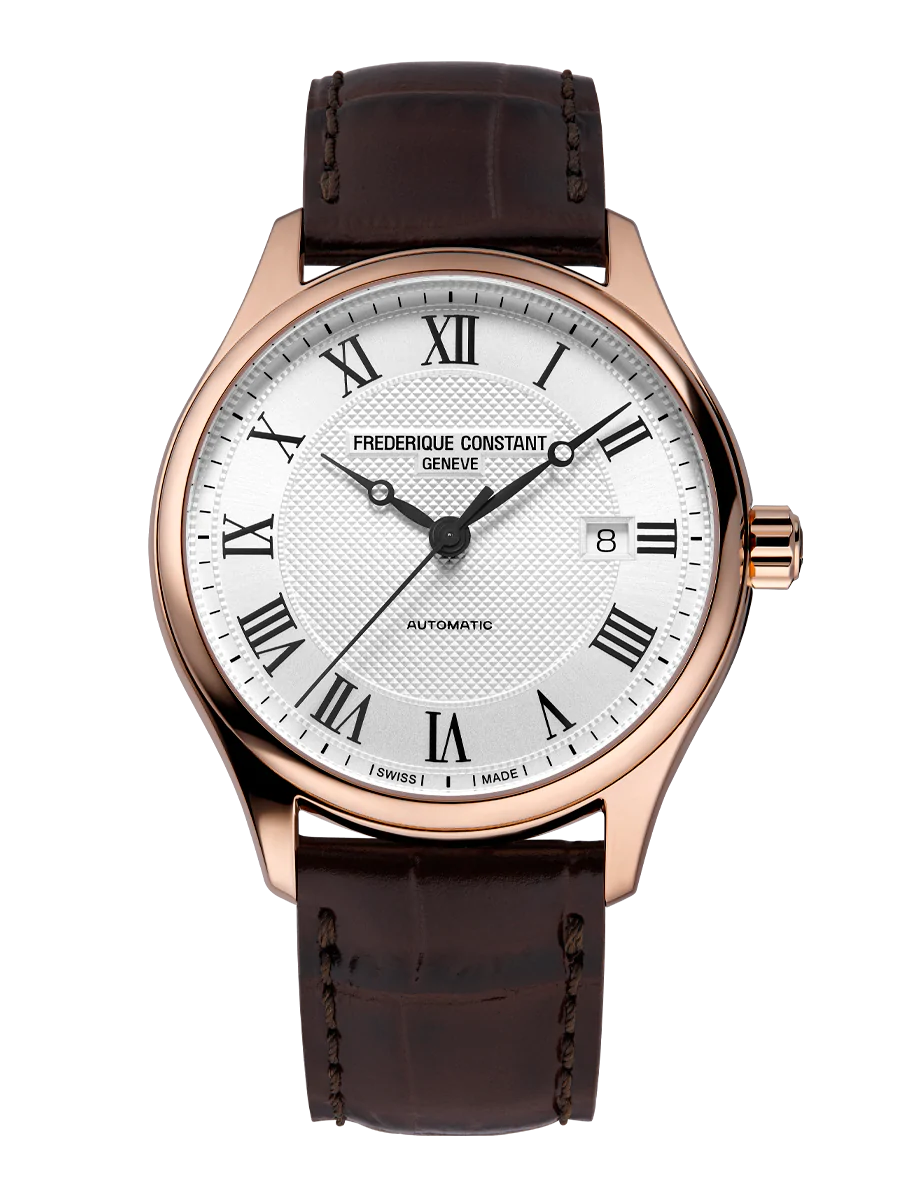 Frederique Constant Classic Index Gents Auto RGP Brown Leather 40mm WR50 FC-303MC5B4