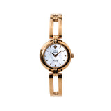 Adina Flaire Ladies Dress Watch R/Gold White NK98 R0XB