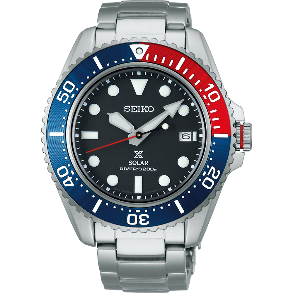 Seiko Prospex Mens Silver S/S 42.8mm SNE591P