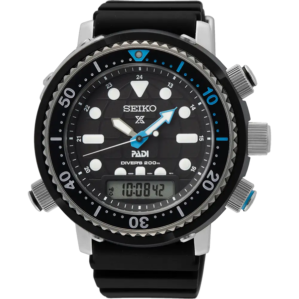 Seiko Prospex Padi Mens Solar S S Black D200M SNJ035P Granbergs Watches
