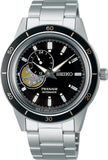 Seiko Presage Mens Auto S/S Black 50m 40.8mm SSA425J