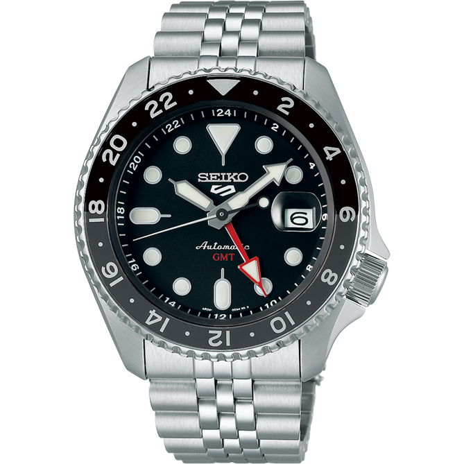 Seiko 5 Sports Stainless Steel/Black 42.5mm SSK001K1