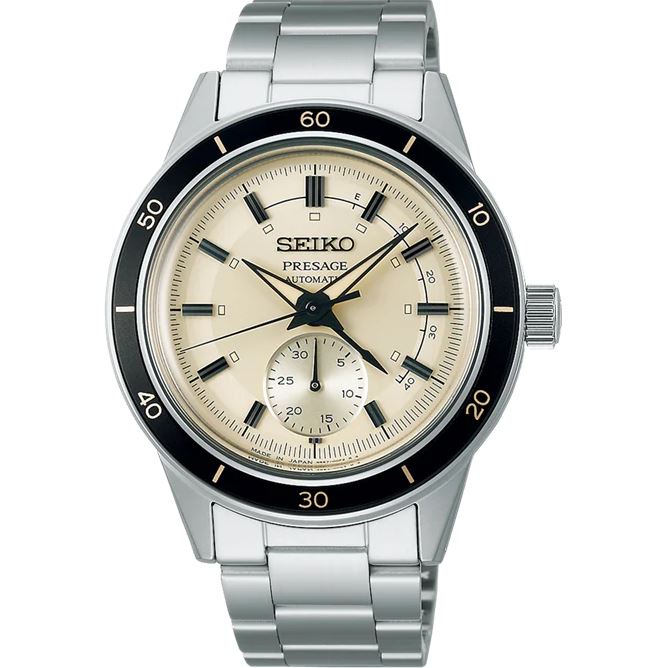 Seiko Presage Auto Mens S/S Cream 50m 40.8mm SSA447J