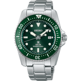 Seiko Prospex Mens Sports Silver/Green D200M 38.5mm SNE583P
