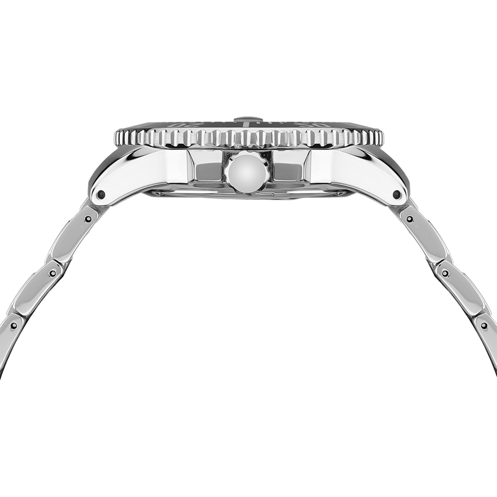 Seiko Prospex Mens Solar Divers Silver/Green D200M 43.5mm SNE579P