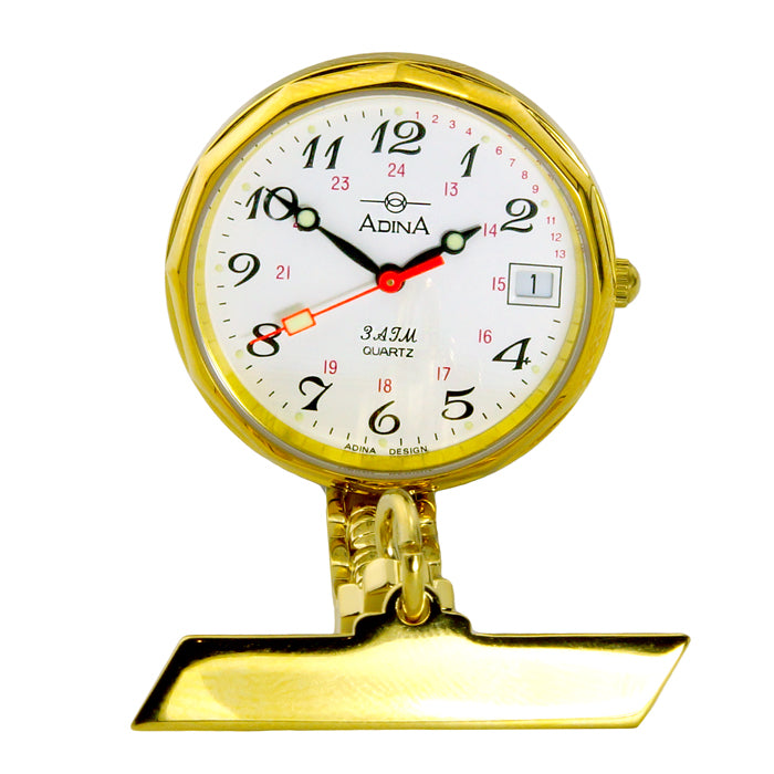 Adina Nurse Dress Watch Gold NK36 G1FF