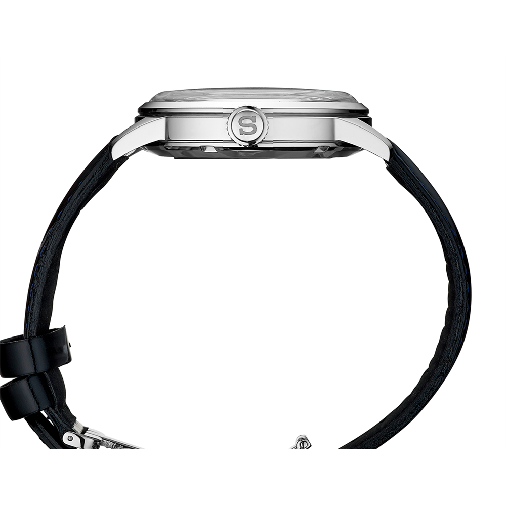 Seiko Presage Mens Auto Cocktail Silver/Blue/Black 50M 40.5mm SRPB43J