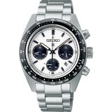 Seiko Prospex Mens Chronograph Silver/White 100M 39mm SSC813P