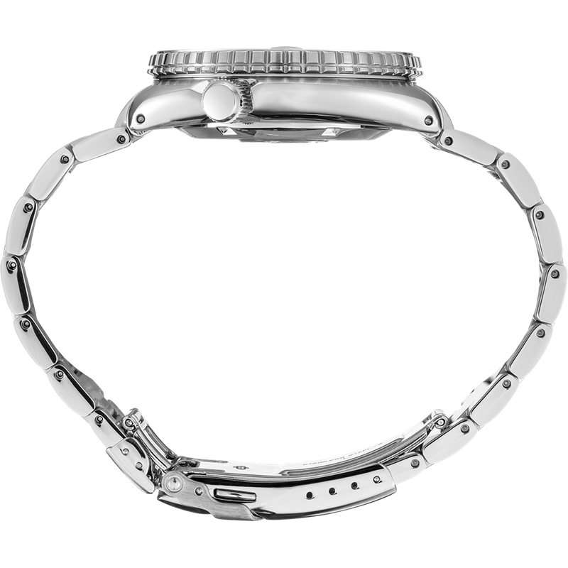 Seiko Prospex Mens Auto Divers Silver/Black D200M 45mm SRPE03K