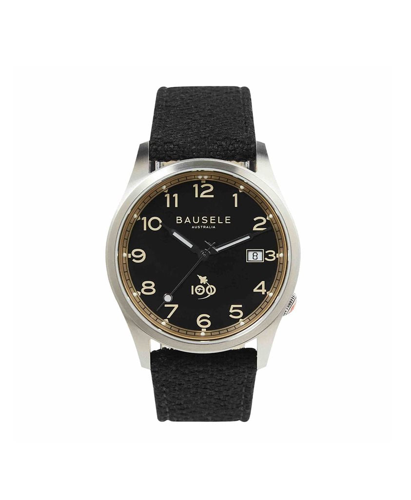 Bausele Airfield II - Black - 40mm