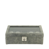 Friedrich Lederwaren 27022-8 Cubano 8 Watch Case Grey