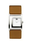 Danish Designs Rectangle White/Tan - 26x34mm - DDIV29Q1101