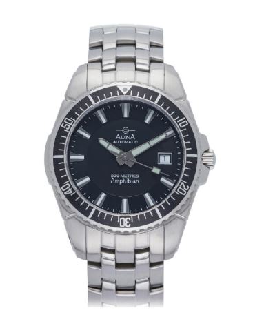 Adina Amphibian Gents Auto Dive S/S/Black 39.24mm NK142 S2XB