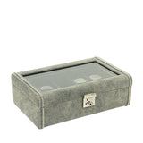 Friedrich Lederwaren 27022-8 Cubano 8 Watch Case Grey