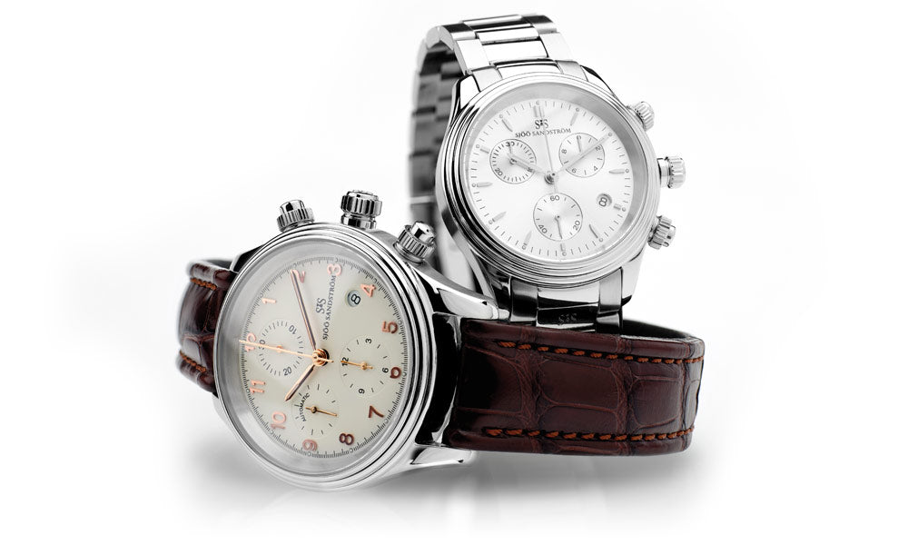 Sjoo Sandstrom Royal Steel Chronograph Ø42 Watch Model No. 011768