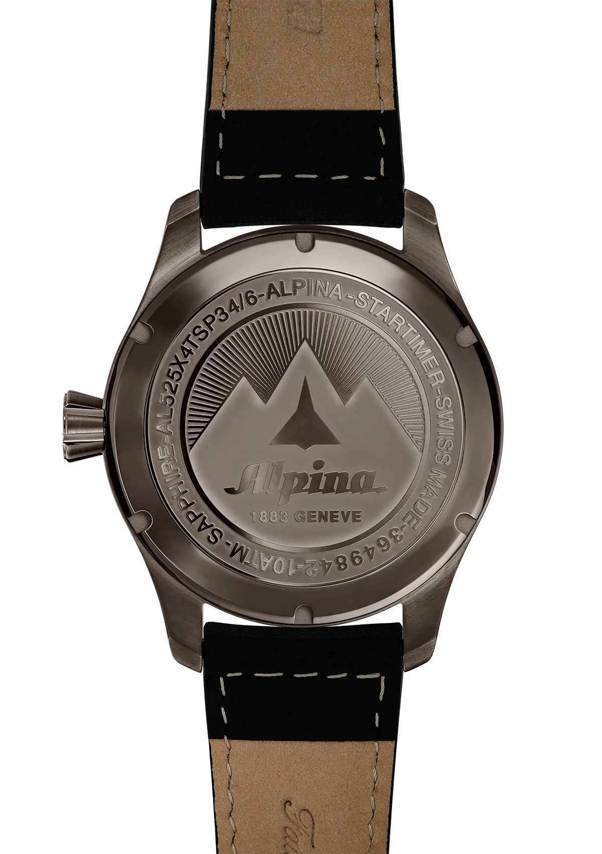 Alpina Startimer Pilot Auto Black/Black - 100m - 44mmAL-525G4TS6