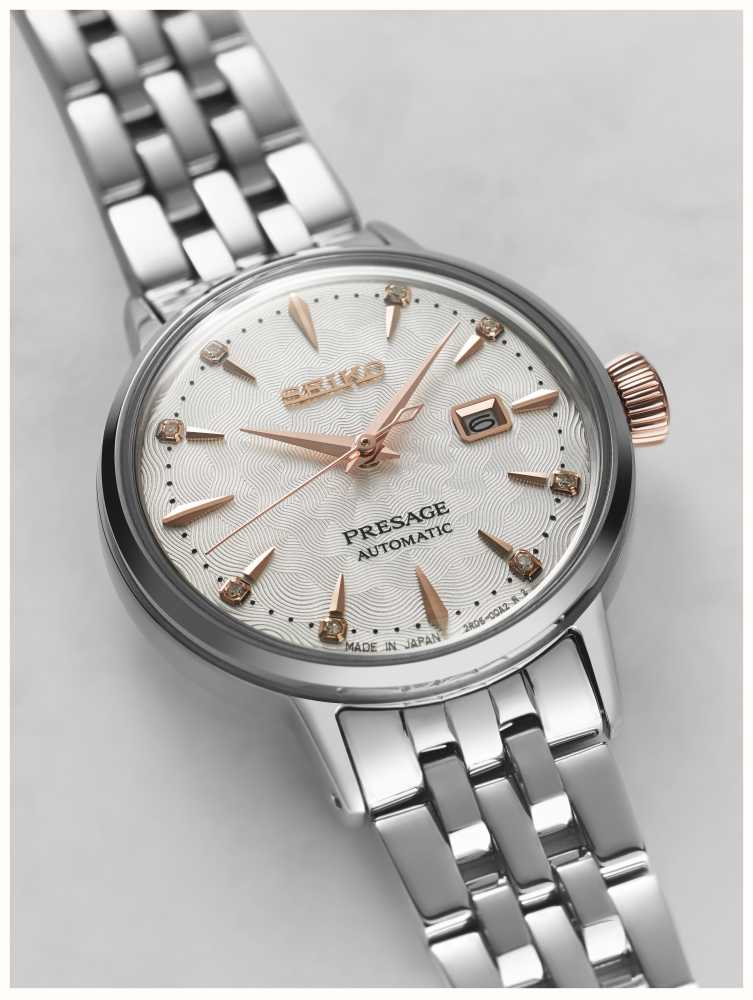 Seiko Presage Cocktail Automatic Womens S/S White SRE009J
