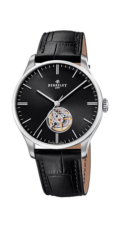 Perrelet Weekend Open Heart Black A1302/5