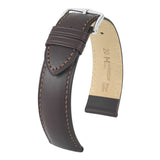 Hirsch Kent Brown Calfskin Leather Watch Band