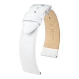 Hirsch Toronto White Fine-Grained Leather Watch Band