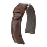 Hirsch Lucca Brown Tuscan Leather Watch Band