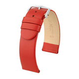 Hirsch Scandic Red Calf Leather Watch Band