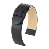 Hirsch Scandic Black Calf Leather Watch Band
