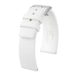 Hirsch Pure White Natural Rubber Watch Band