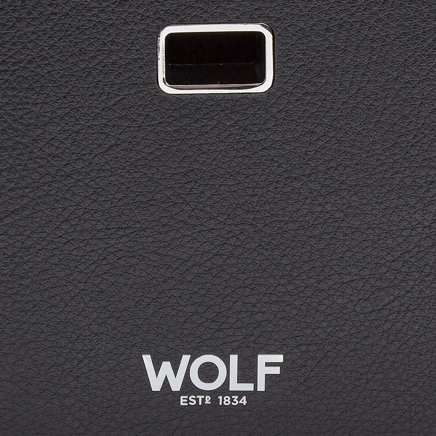 Wolf Roadster 10P Watch Box W/ Drawer Black