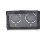 Wolf Memento Mori Double Cub Watch Winder Black