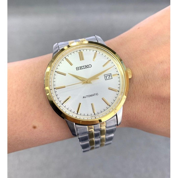 Seiko Conceptual Mens Auto Stainless Steel/Gold/White 100M 41,2mm