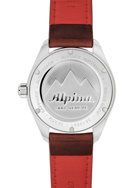 Alpina Alpiner Gents Auto Grey/Brown - 100m - 44mm AL-525G5AQ6 ...