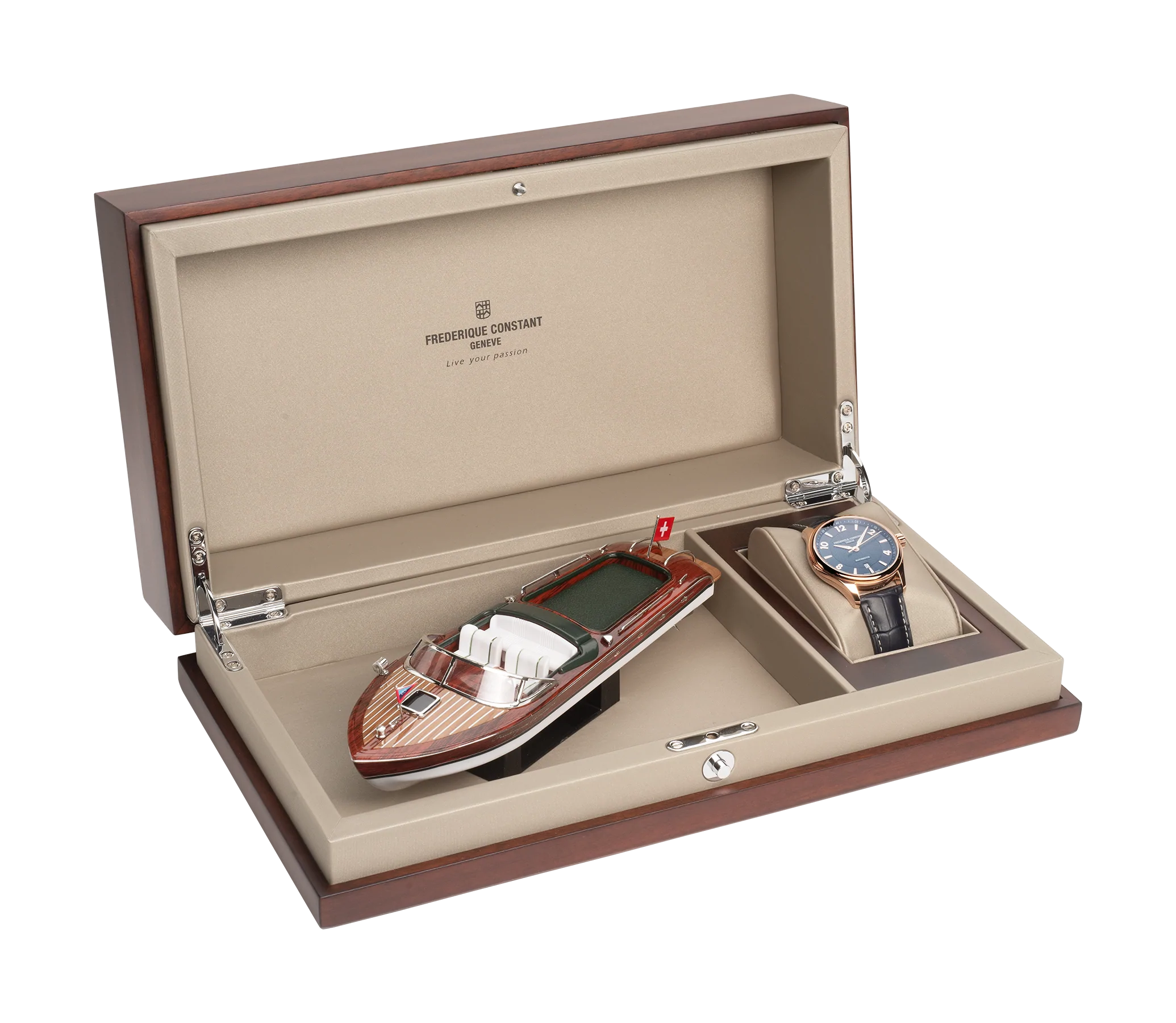 Frederique Constant Gents Strp SSWP 50M Runabout FC-303RMN5B6