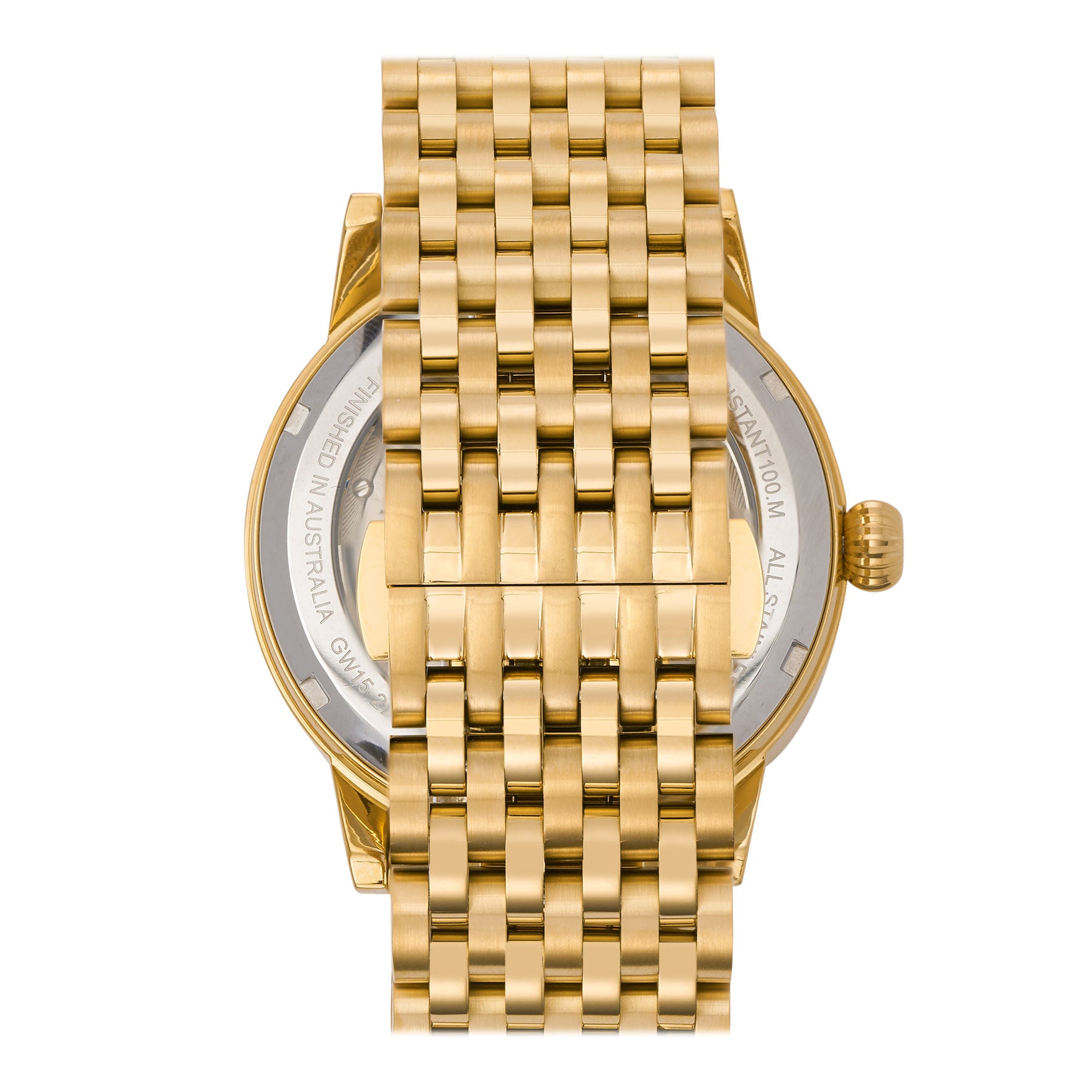 Adina Kensington Automatic Watch Gold/White GW15 G1XB