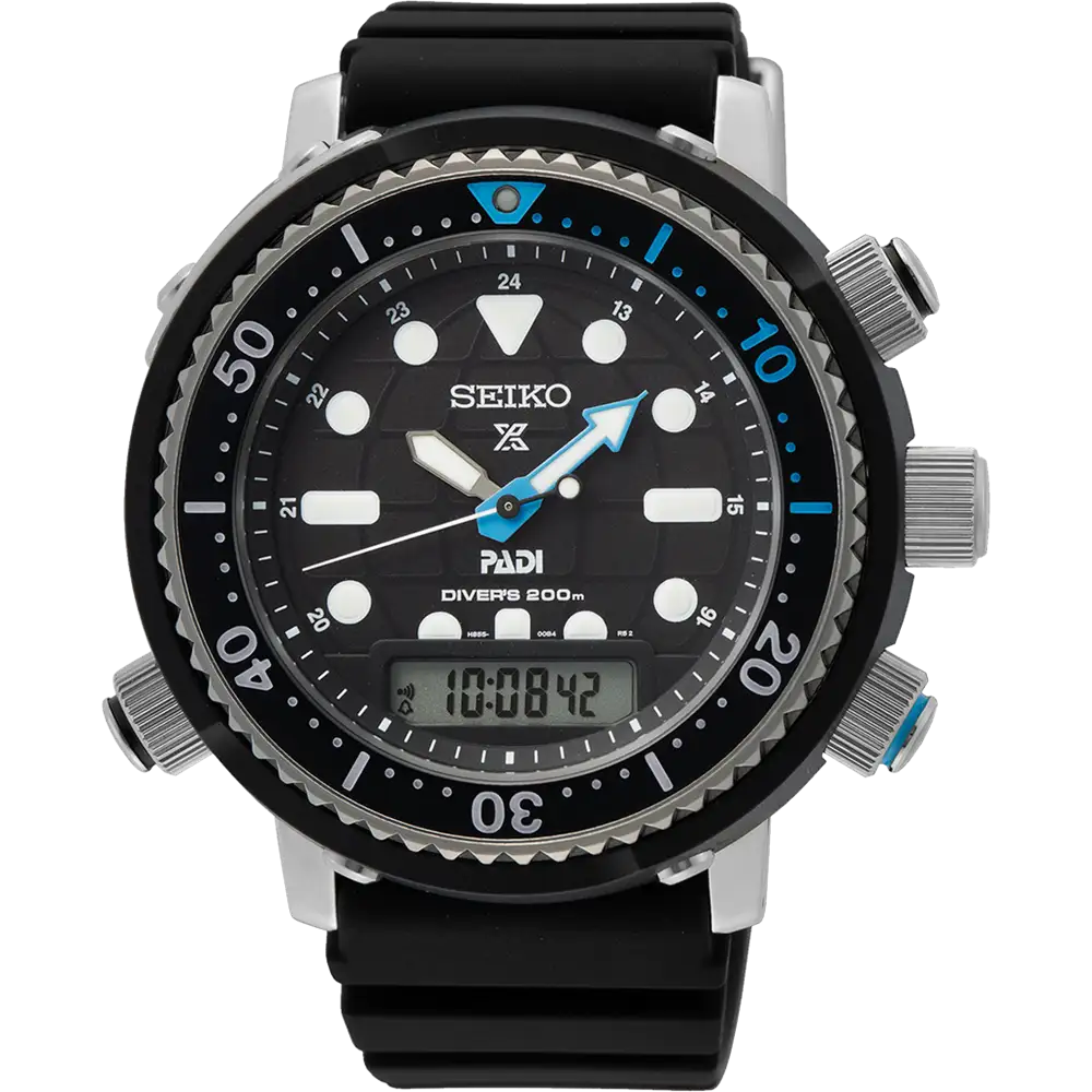Seiko Prospex Padi Mens Solar S S Black D200M SNJ035P Granbergs Watches