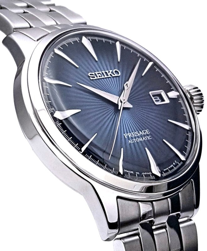 Seiko Presage Mens Auto Blue Moon 50M SRPB41J – Granbergs