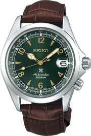 Seiko Prospex Mens Auto Silver/Green/Brown 200M 39.5mm SPB121J