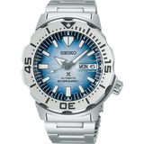 Seiko Prospex Mens Auto Divers Silver/Light Blue D200M 42.4mm SRPG57K